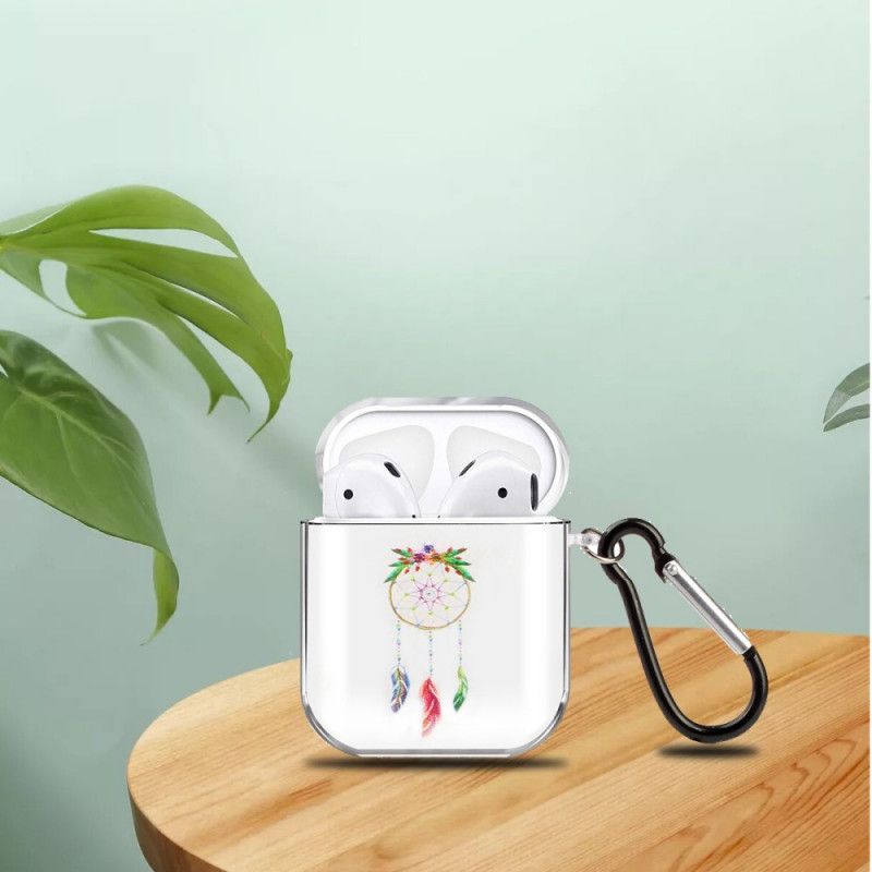 Cover Hoesje AirPods Telefoonhoesje Transparante Siliconen Dromenvanger