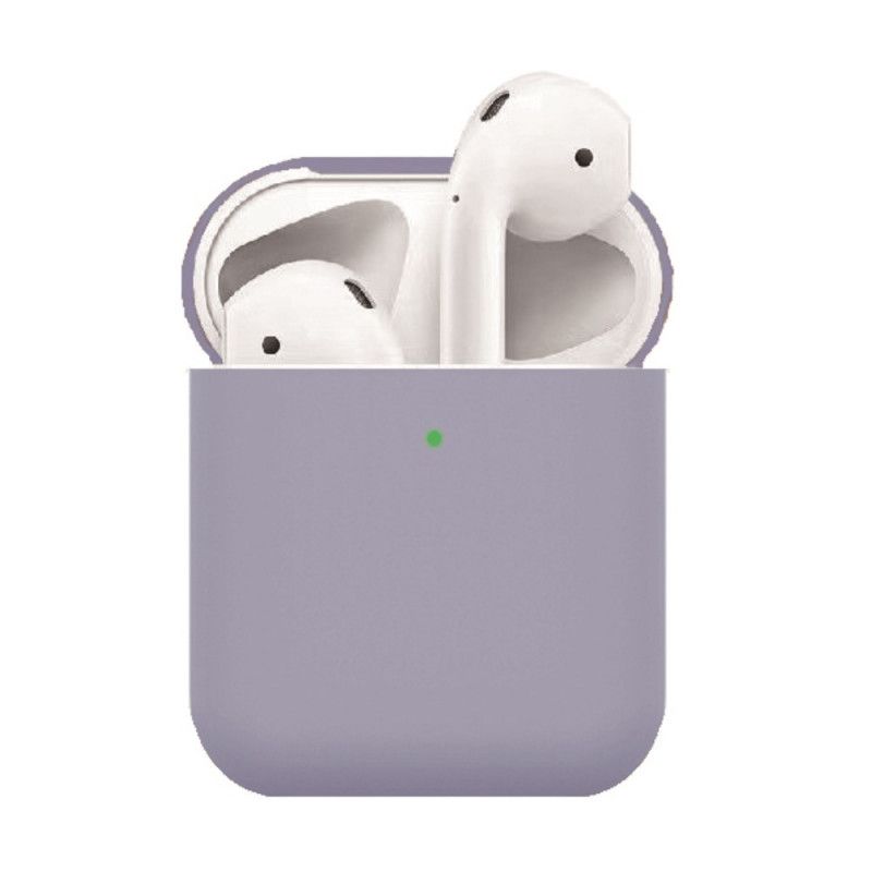 Cover Hoesje AirPods Wit Zwart Telefoonhoesje Mat Siliconen