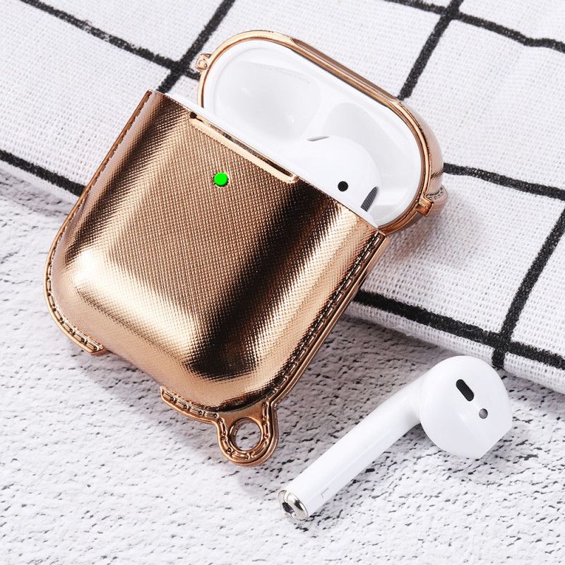 Hoesje AirPods Rood Zwart Designer Siliconen