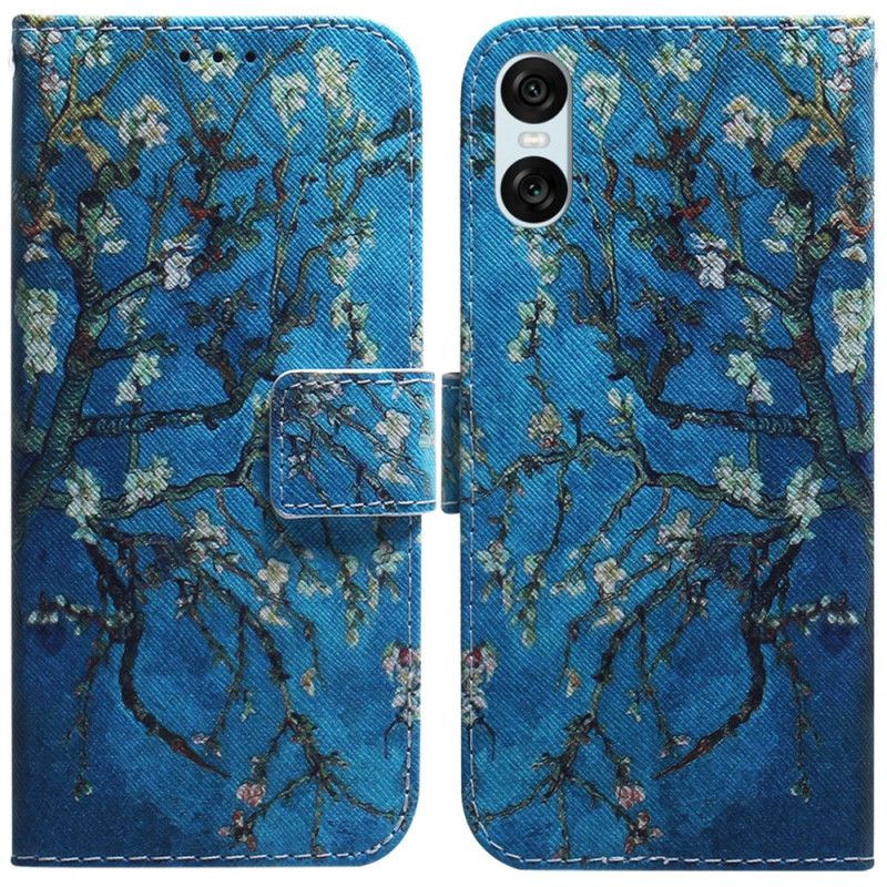 Folio-hoesje Sony Xperia 10 Vi Abrikozenbloemen