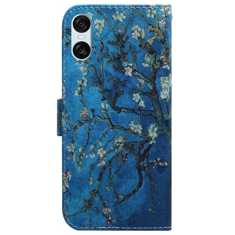 Folio-hoesje Sony Xperia 10 Vi Abrikozenbloemen