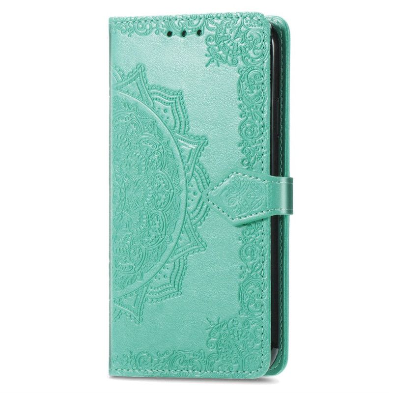 Folio-hoesje Sony Xperia 10 Vi Telefoonhoesje Barok Mandala Met Bandje