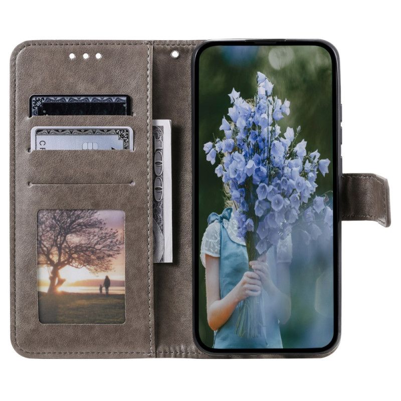 Folio-hoesje Sony Xperia 10 Vi Telefoonhoesje Mandala-bandpatroon