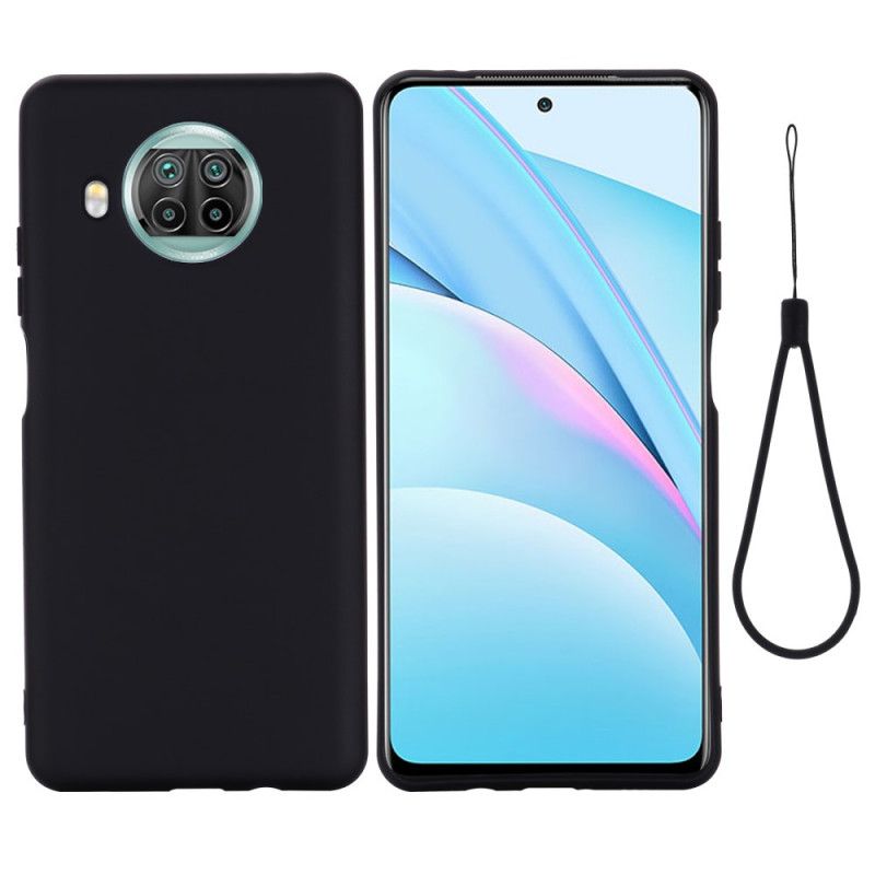 Case Hoesje Xiaomi Mi 10T Lite 5G / Redmi Note 9 Pro 5G Rood Zwart Telefoonhoesje Siliconen Band