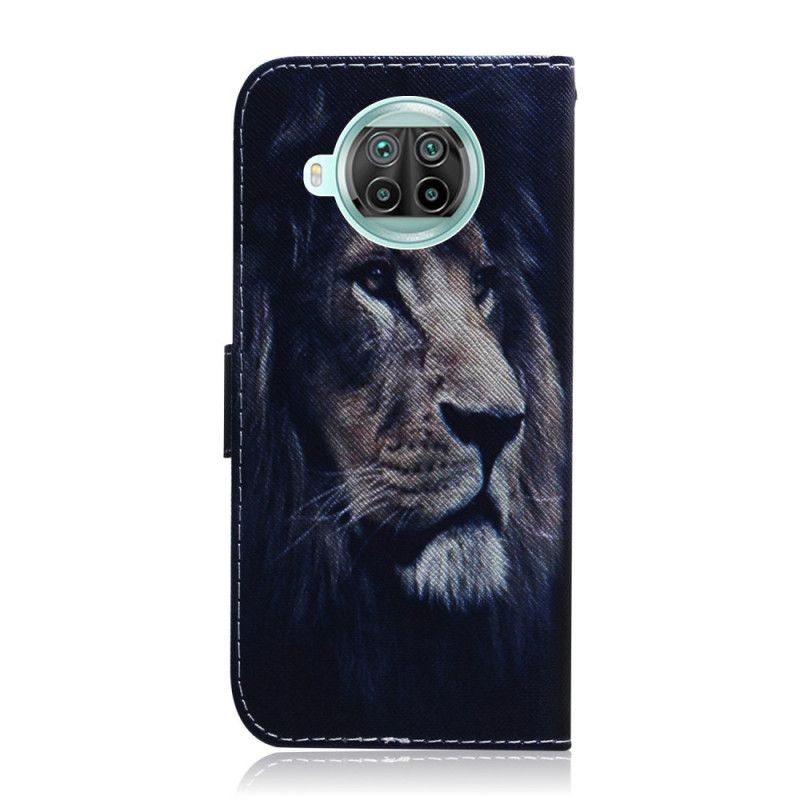 Cover Folio-hoesje Xiaomi Mi 10T Lite 5G / Redmi Note 9 Pro 5G Telefoonhoesje Dromende Leeuw