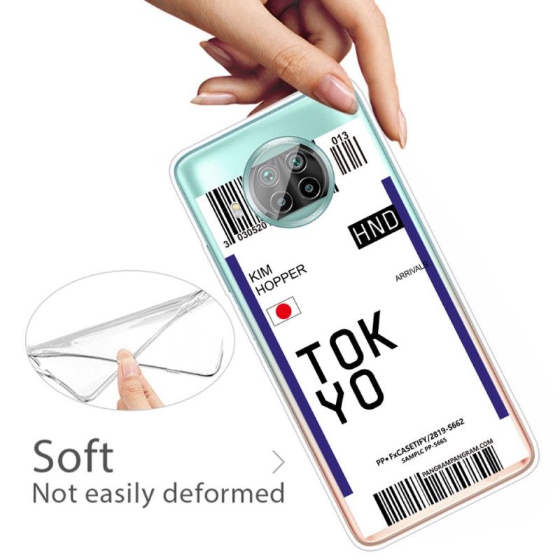 Cover Hoesje Xiaomi Mi 10T Lite 5G / Redmi Note 9 Pro 5G Donkerblauw Zwart Telefoonhoesje Instapkaart Tokyo