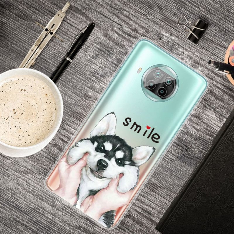 Cover Hoesje Xiaomi Mi 10T Lite 5G / Redmi Note 9 Pro 5G Telefoonhoesje Glimlach Hond
