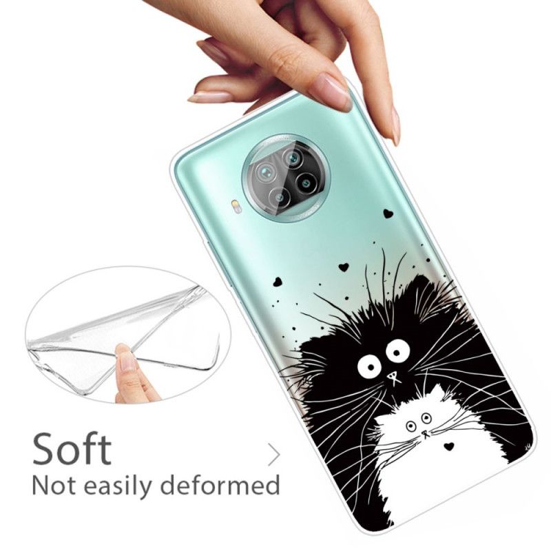 Cover Hoesje Xiaomi Mi 10T Lite 5G / Redmi Note 9 Pro 5G Telefoonhoesje Katten