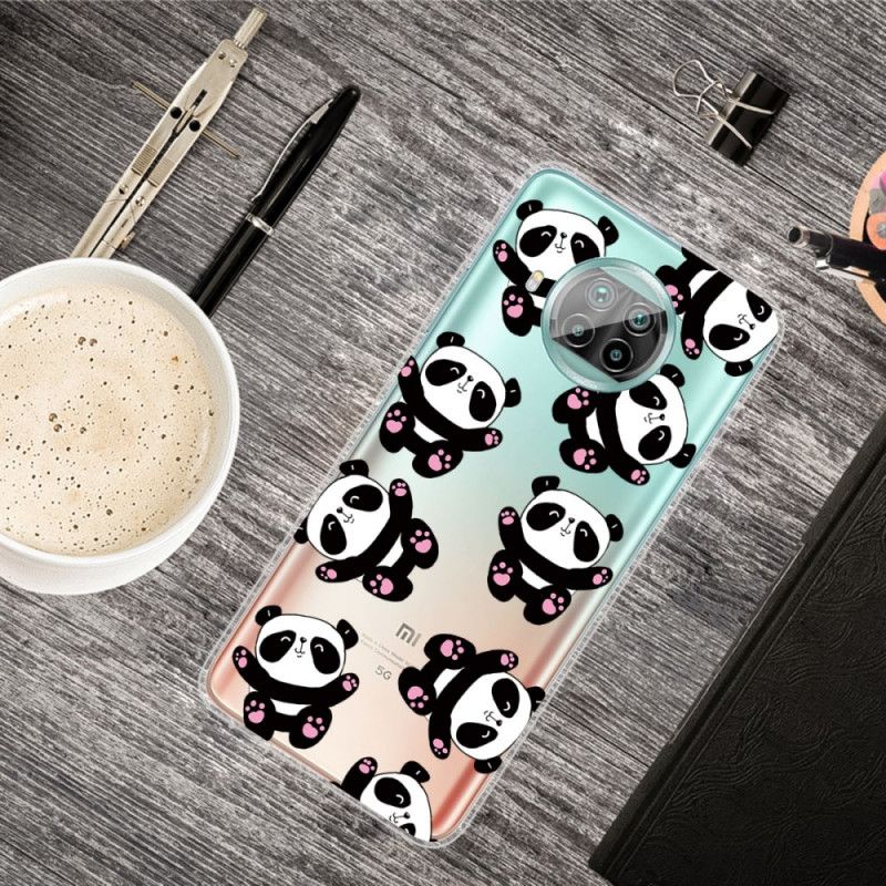 Cover Hoesje Xiaomi Mi 10T Lite 5G / Redmi Note 9 Pro 5G Telefoonhoesje Panda'S Hebben Plezier