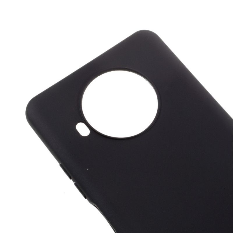 Cover Hoesje Xiaomi Mi 10T Lite 5G / Redmi Note 9 Pro 5G Wit Zwart Telefoonhoesje Siliconen En Koord