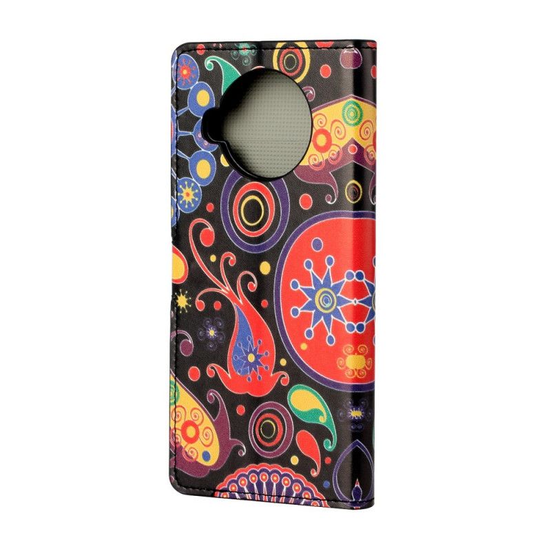 Flip Case Leren Xiaomi Mi 10T Lite 5G / Redmi Note 9 Pro 5G Melkwegontwerp