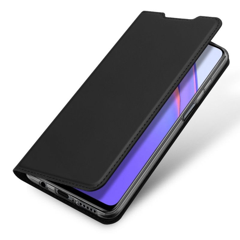 Folio-hoesje voor Xiaomi Mi 10T Lite 5G / Redmi Note 9 Pro 5G Donkerblauw Zwart Dux Ducis