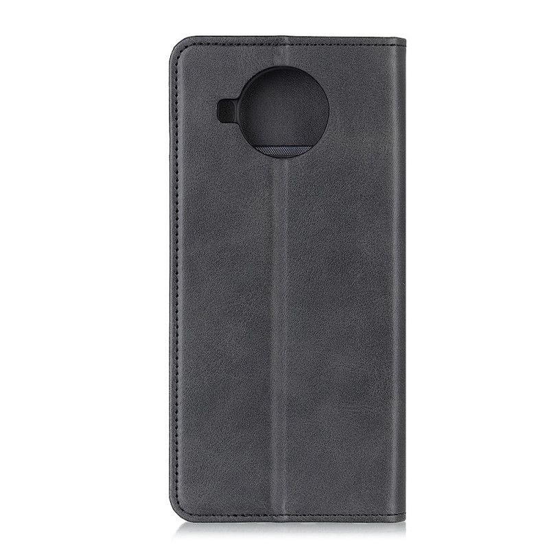 Folio-hoesje voor Xiaomi Mi 10T Lite 5G / Redmi Note 9 Pro 5G Rood Zwart Splitleer