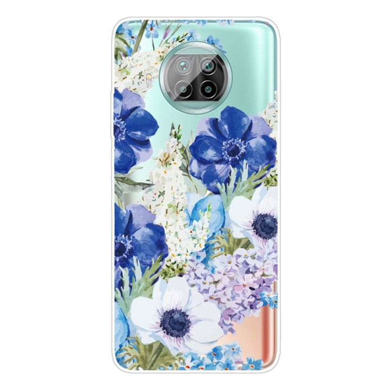 Hoesje voor Xiaomi Mi 10T Lite 5G / Redmi Note 9 Pro 5G Aquarel Bloemen