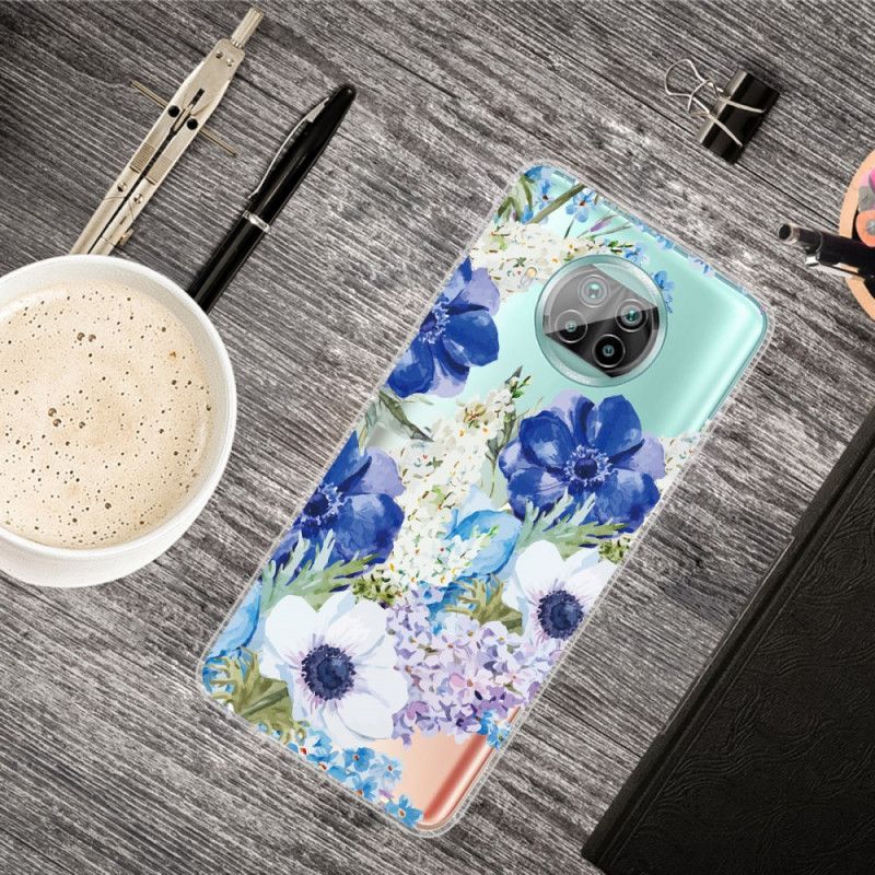 Hoesje voor Xiaomi Mi 10T Lite 5G / Redmi Note 9 Pro 5G Aquarel Bloemen