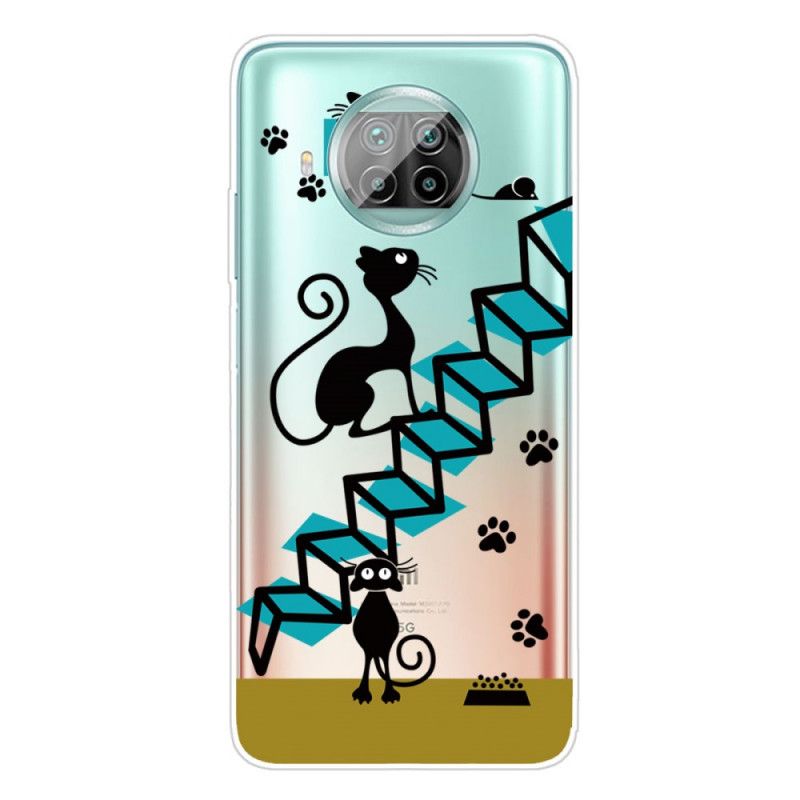 Hoesje voor Xiaomi Mi 10T Lite 5G / Redmi Note 9 Pro 5G Grappige Katten