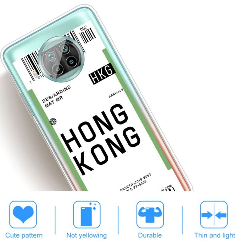 Hoesje voor Xiaomi Mi 10T Lite 5G / Redmi Note 9 Pro 5G Instapkaart Naar Hong Kong