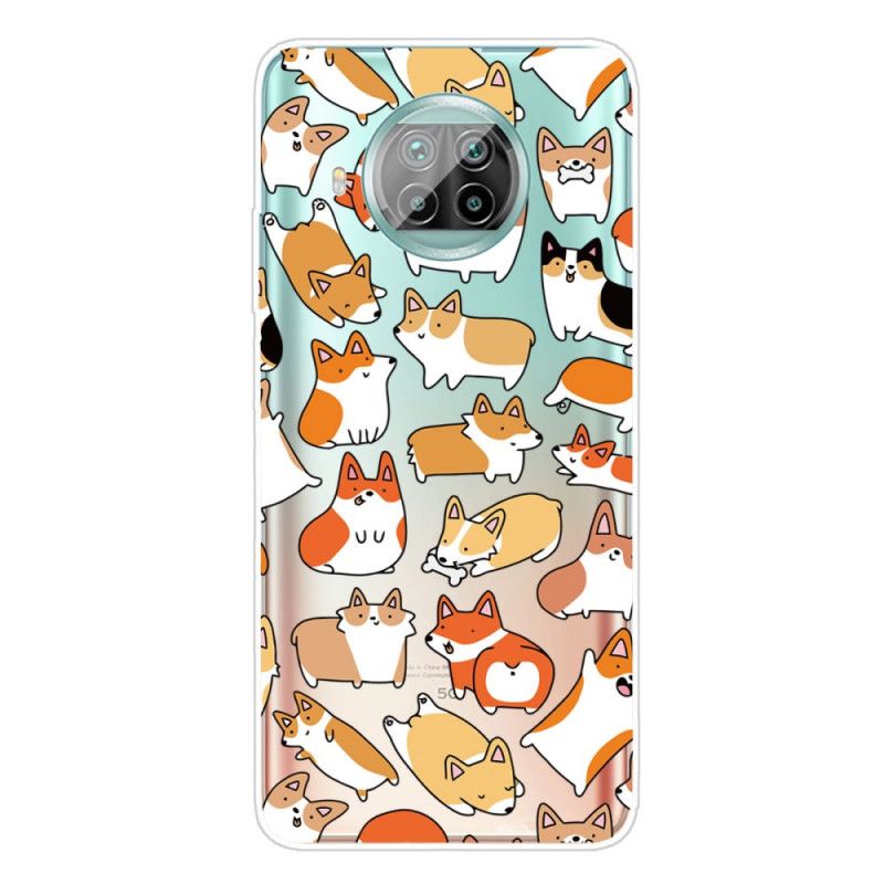 Hoesje voor Xiaomi Mi 10T Lite 5G / Redmi Note 9 Pro 5G Meerdere Honden