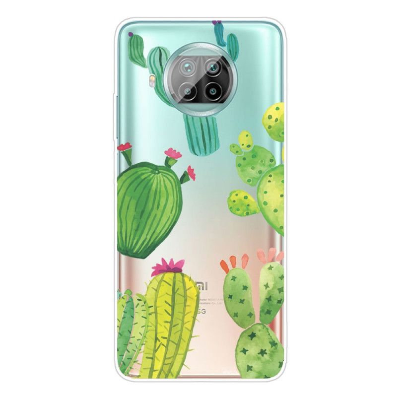 Hoesje Xiaomi Mi 10T Lite 5G / Redmi Note 9 Pro 5G Aquarel Cactus