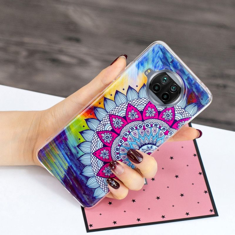 Hoesje Xiaomi Mi 10T Lite 5G / Redmi Note 9 Pro 5G Fluorescerende Mandala