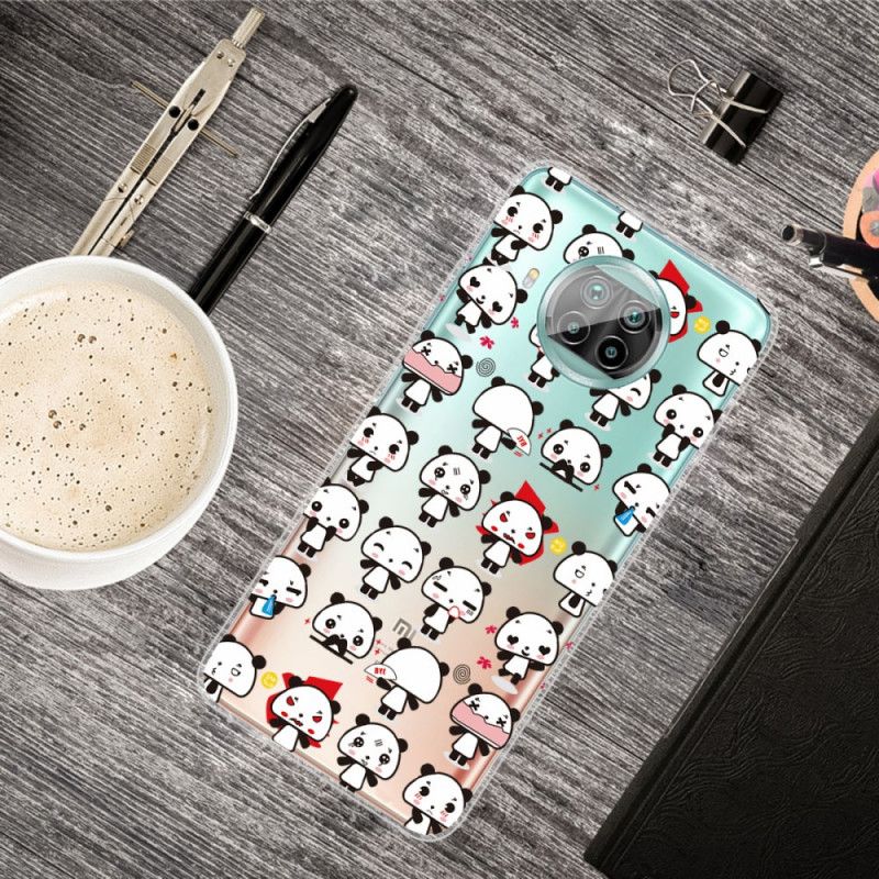 Hoesje Xiaomi Mi 10T Lite 5G / Redmi Note 9 Pro 5G Grappige Panda'S