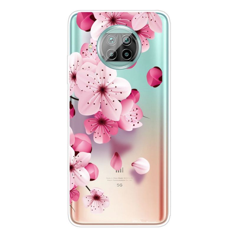Hoesje Xiaomi Mi 10T Lite 5G / Redmi Note 9 Pro 5G Telefoonhoesje Kleine Roze Bloemen