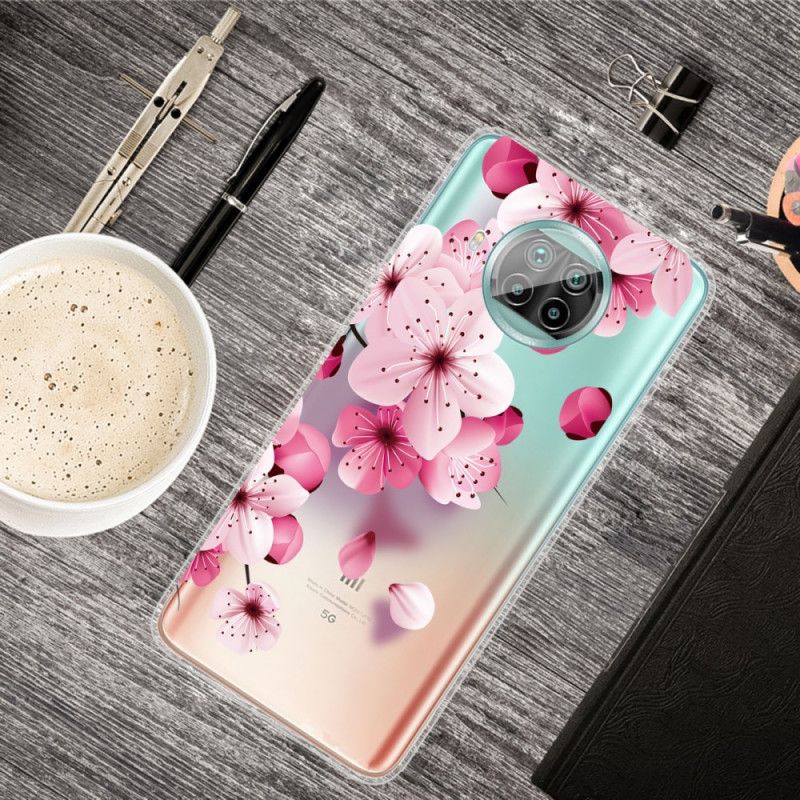 Hoesje Xiaomi Mi 10T Lite 5G / Redmi Note 9 Pro 5G Telefoonhoesje Kleine Roze Bloemen
