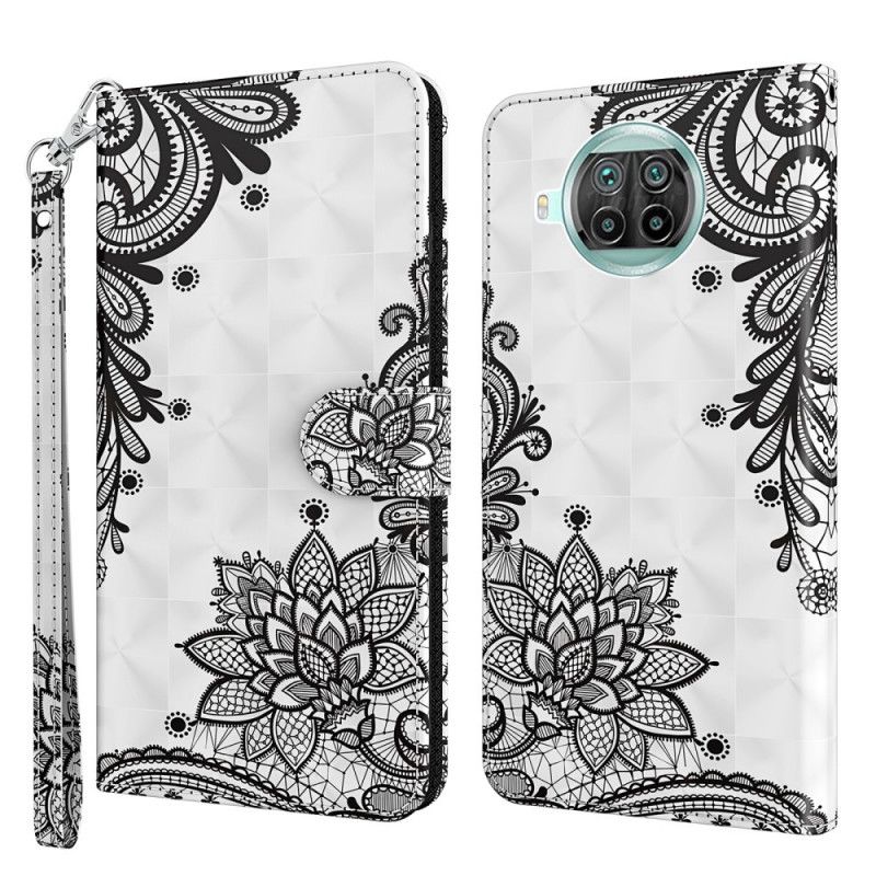 Leren Hoesje voor Xiaomi Mi 10T Lite 5G / Redmi Note 9 Pro 5G Chique Kant