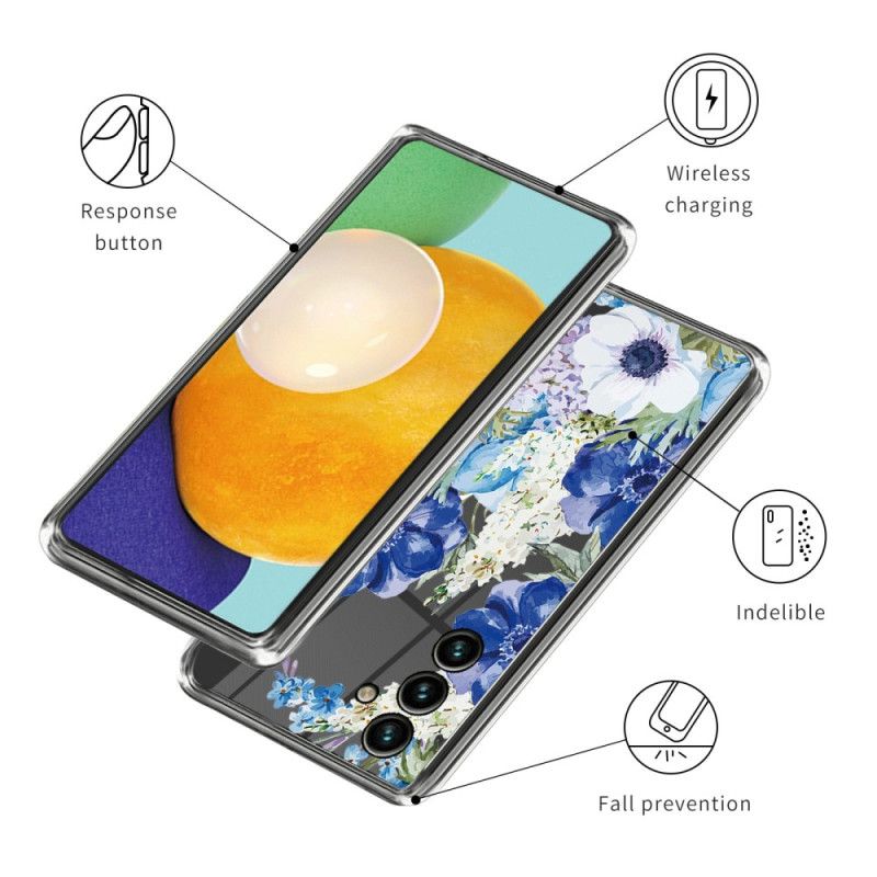 Case Hoesje Samsung Galaxy A15 Telefoonhoesje Bloemen