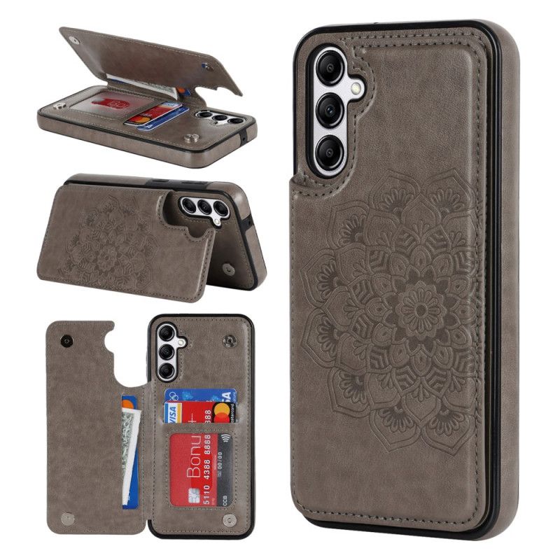 Case Hoesje Samsung Galaxy A15 Telefoonhoesje Kaarthouder Met Mandala-patroon