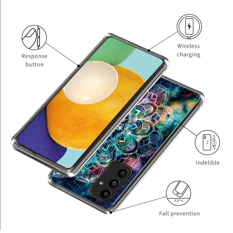 Case Hoesje Samsung Galaxy A15 Telefoonhoesje Sterrenhemel En Mandala