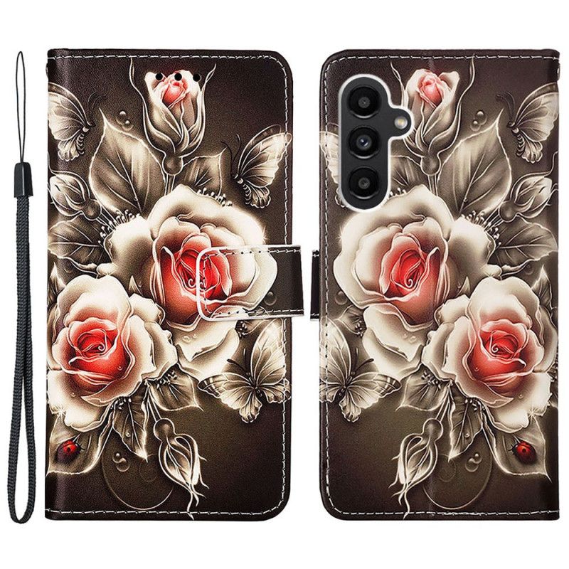 Folio-hoesje Samsung Galaxy A15 Telefoonhoesje Bandrozen