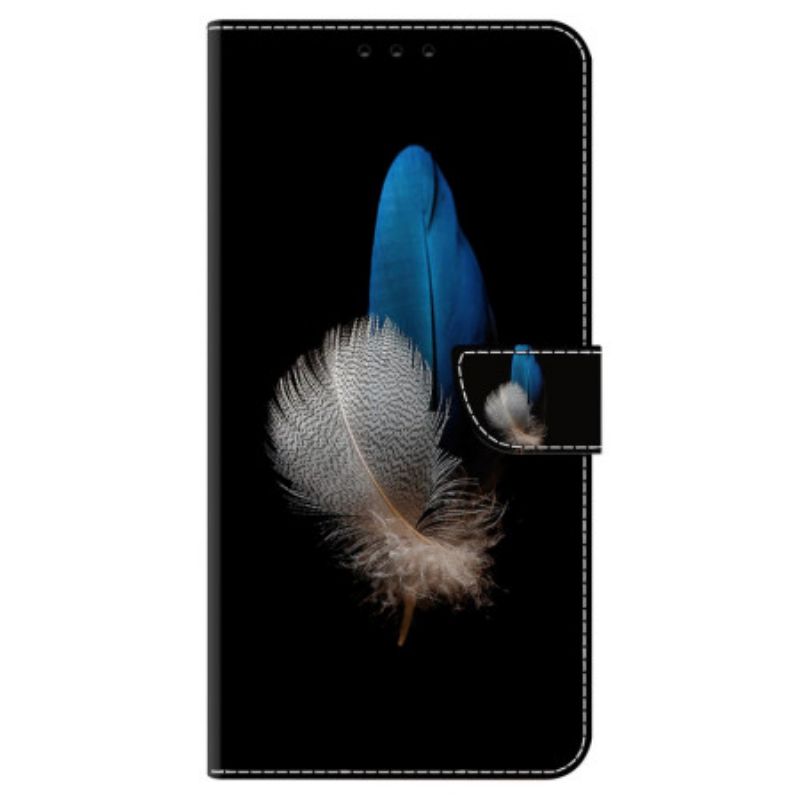 Folio-hoesje Samsung Galaxy A15 Telefoonhoesje Twee Veren