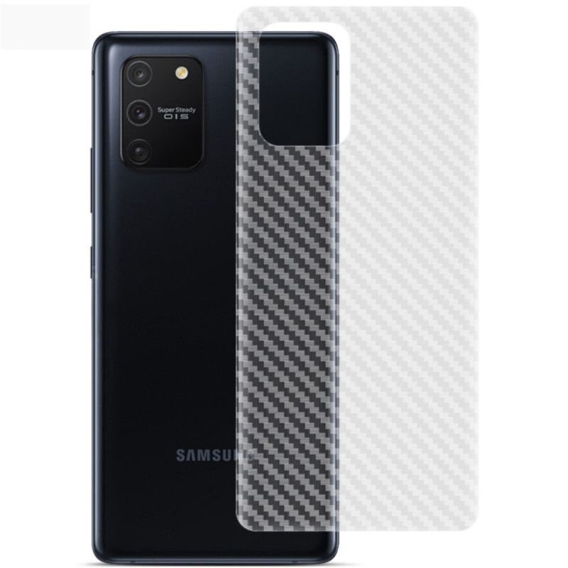 Achterfolie Samsung Galaxy S10 Lite Carbon Imak Stijl