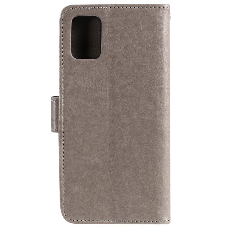 Cover Folio-hoesje Samsung Galaxy S10 Lite Grijs Telefoonhoesje Uilen Verliefd Op String