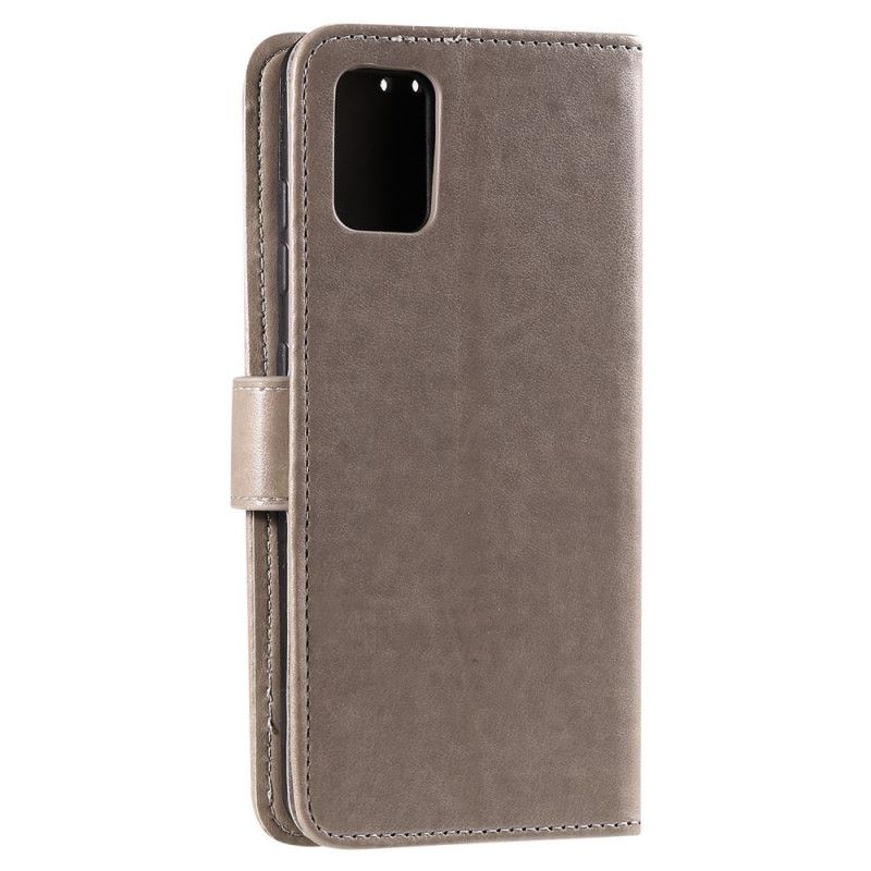 Cover Folio-hoesje Samsung Galaxy S10 Lite Grijs Telefoonhoesje Uilen Verliefd Op String