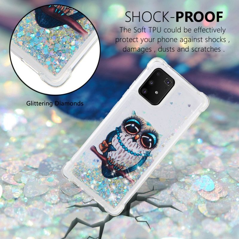 Hoesje voor Samsung Galaxy S10 Lite Miss Uil Glitter