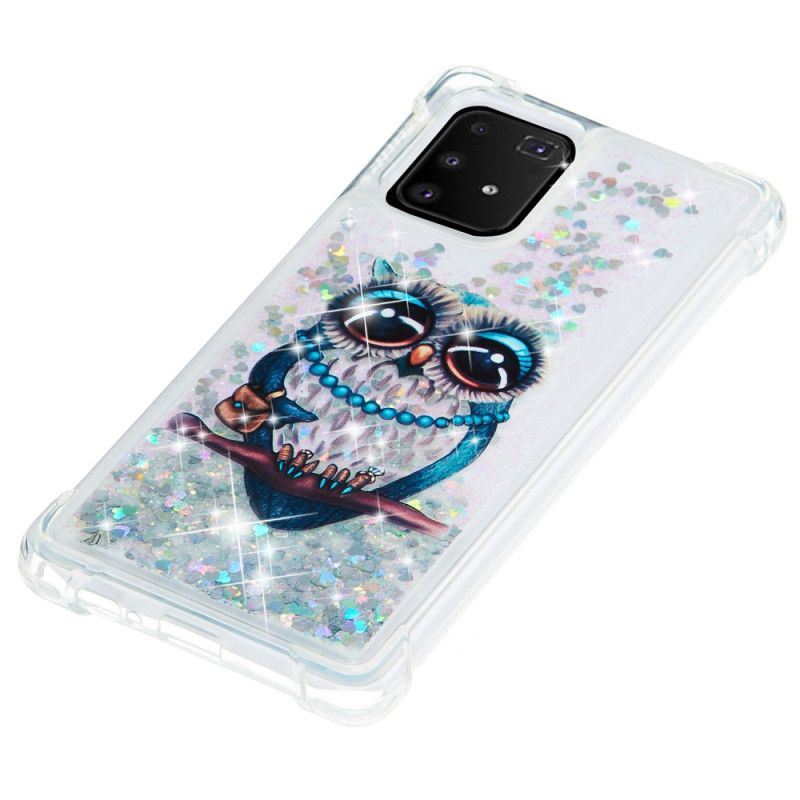 Hoesje voor Samsung Galaxy S10 Lite Miss Uil Glitter