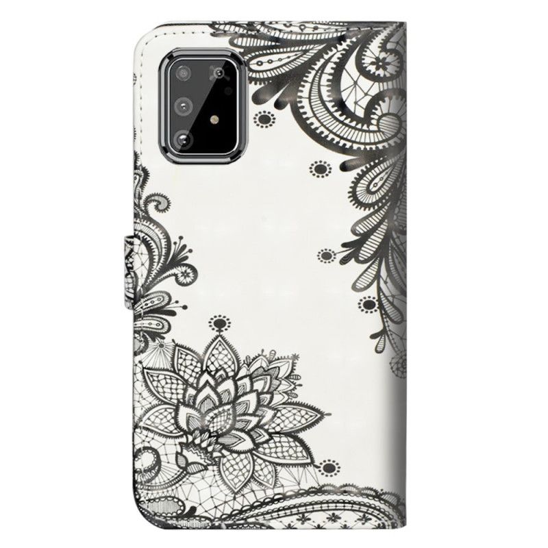 Leren Hoesje Samsung Galaxy S10 Lite Telefoonhoesje Chique Kant