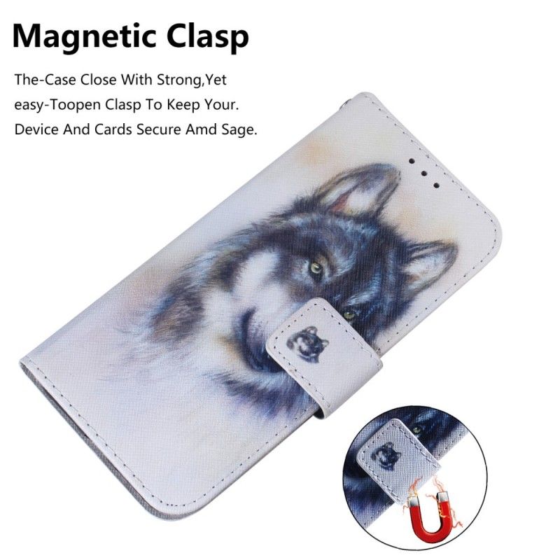 Bescherming Hoesje Samsung Galaxy A70 Telefoonhoesje Honden Blik