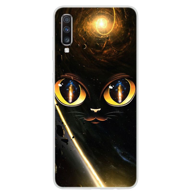 Case Hoesje Samsung Galaxy A70 Telefoonhoesje Melkwegkat