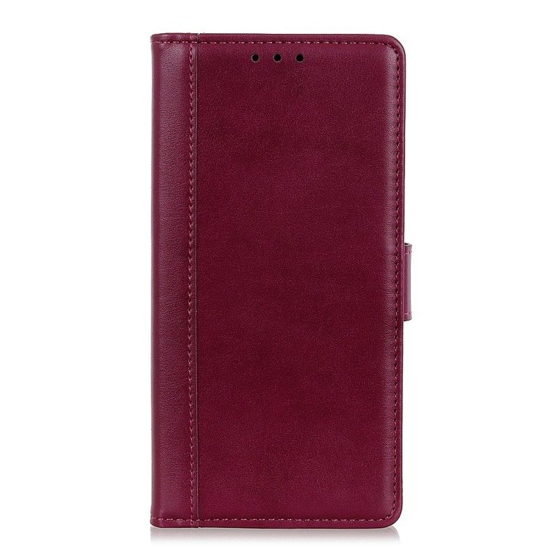 Cover Folio-hoesje Samsung Galaxy A70 Groen Zwart Telefoonhoesje Serieus Leer