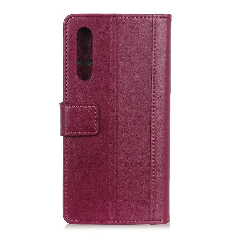 Cover Folio-hoesje Samsung Galaxy A70 Groen Zwart Telefoonhoesje Serieus Leer