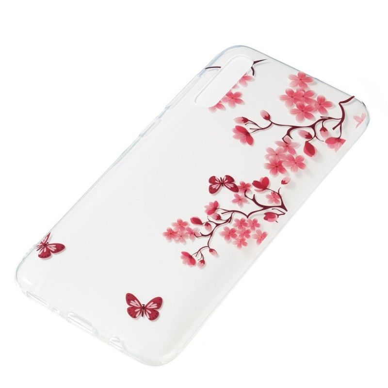 Cover Hoesje Samsung Galaxy A70 Telefoonhoesje Bloeiende Boom