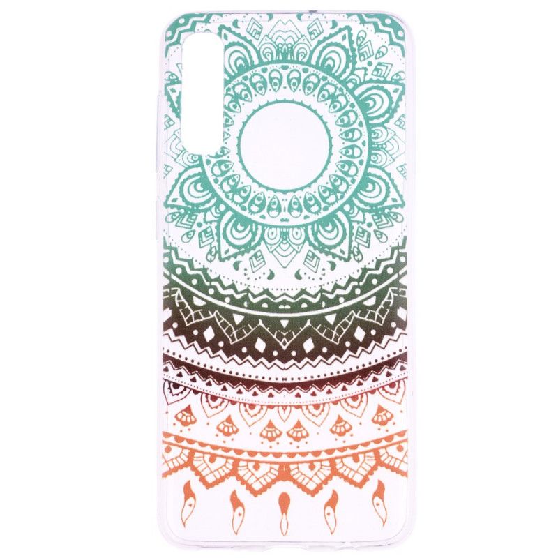 Cover Hoesje Samsung Galaxy A70 Telefoonhoesje Naadloze Vintage Kleurrijke Mandala