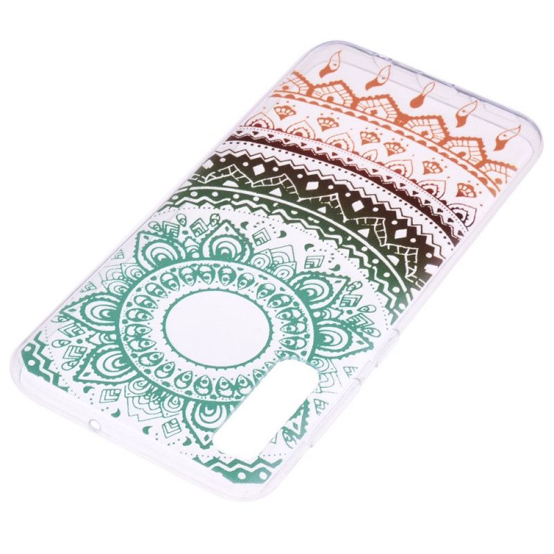 Cover Hoesje Samsung Galaxy A70 Telefoonhoesje Naadloze Vintage Kleurrijke Mandala