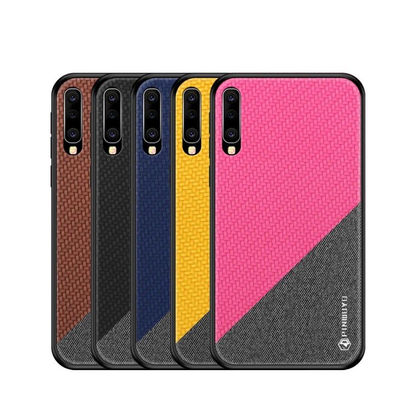 Hoesje Samsung Galaxy A70 Magenta Zwart Pinwuyo Eer-Serie