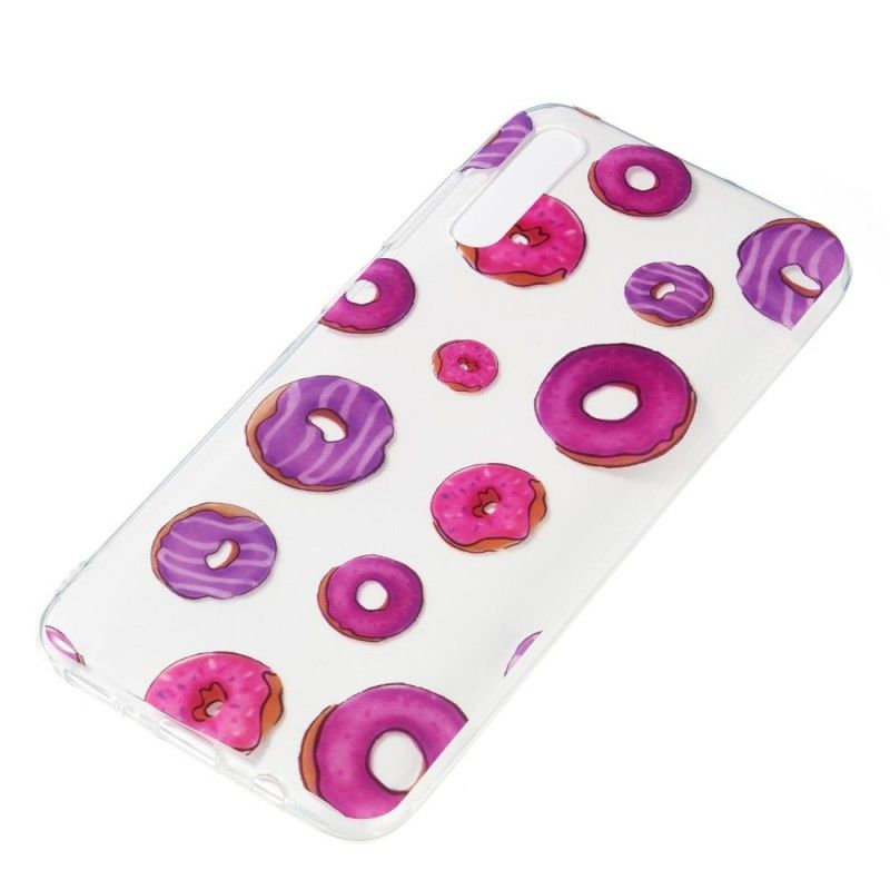 Hoesje voor Samsung Galaxy A70 Fan Van Donuts