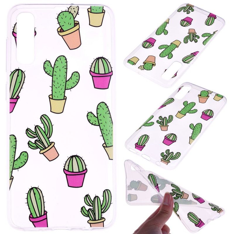 Hoesje voor Samsung Galaxy A70 Minicactus