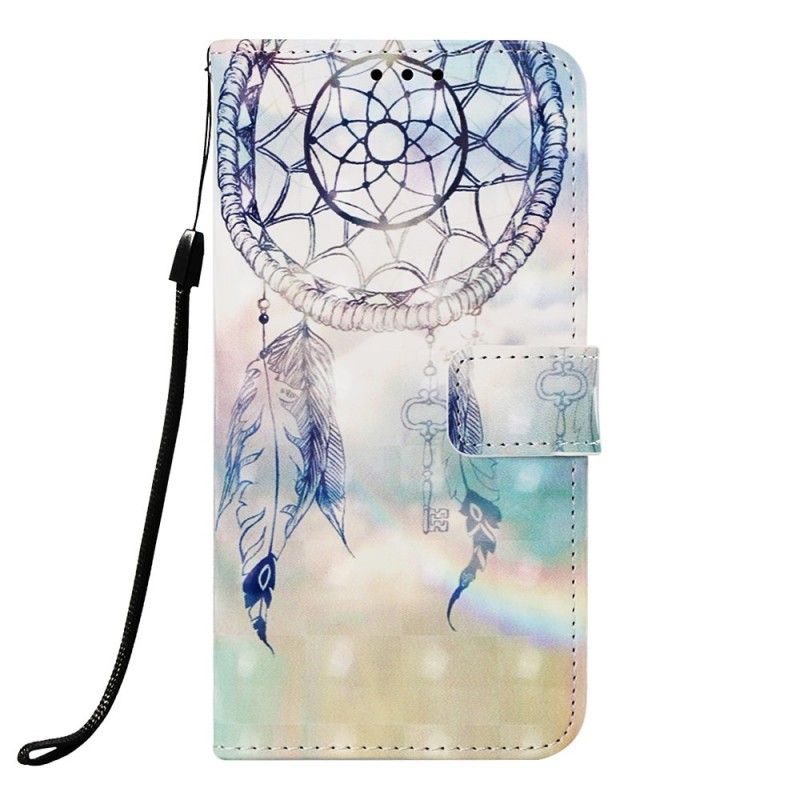 Leren Hoesje Samsung Galaxy A70 Pastel Dromenvanger